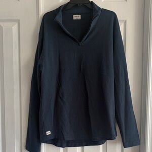 MANTRA Men’s Golf essential 1/4 zip pullover Navy Blue Size XL